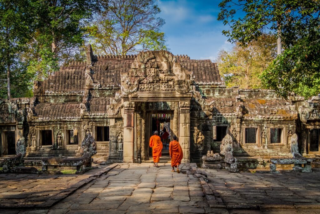 “Roots of Majesty: Ta Prohm’s Enigmatic Embrace”