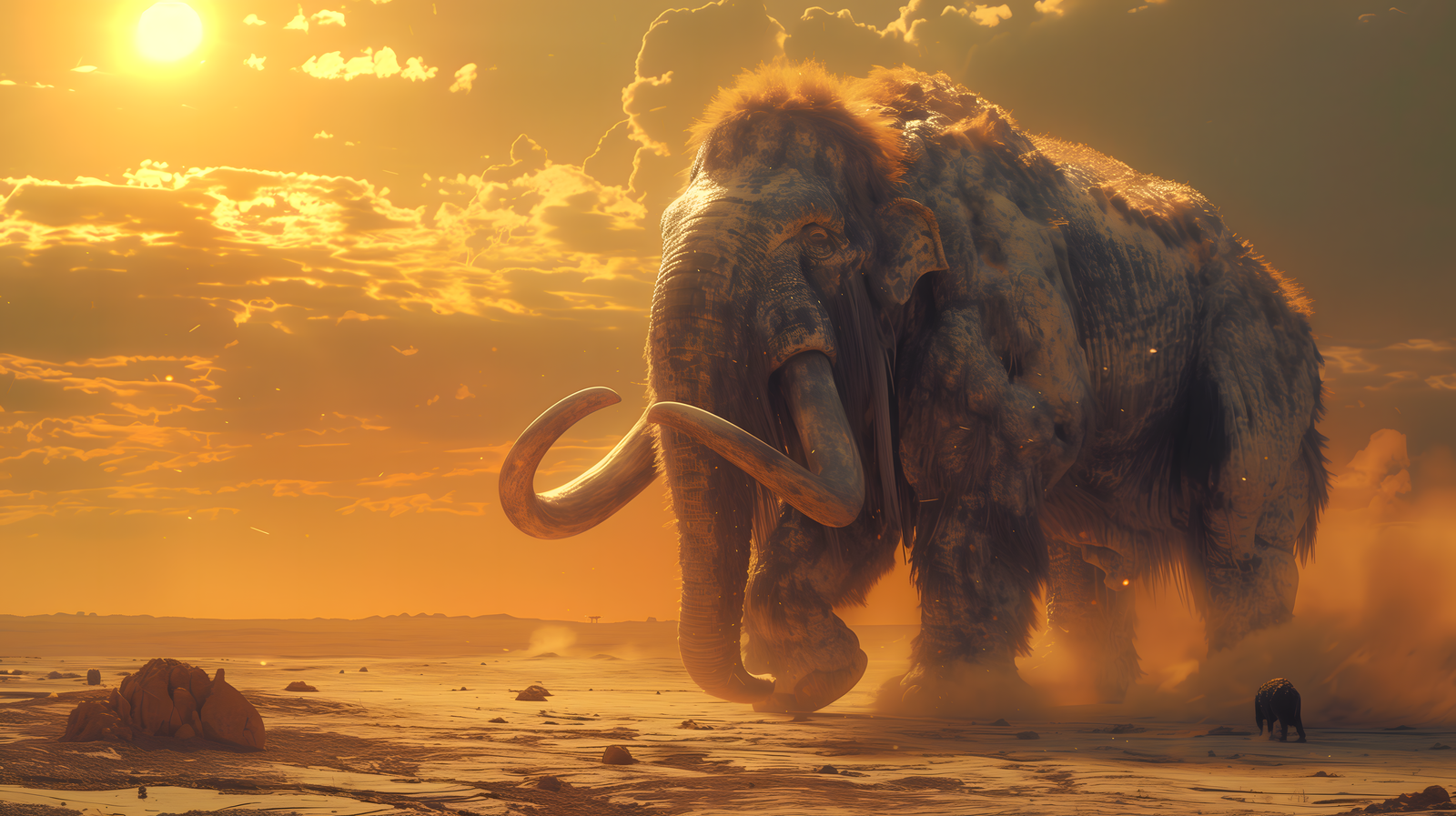 The Living Time of the Greatest Elephant: The Woolly Mammoth